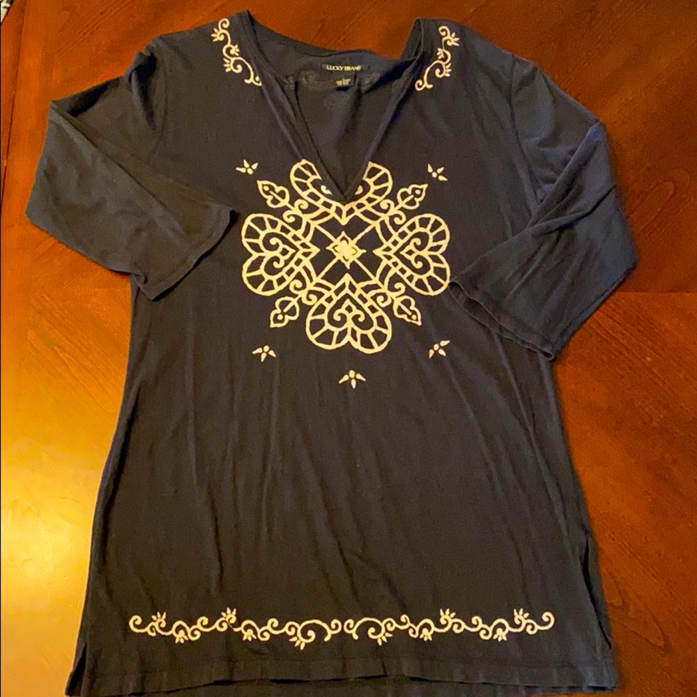 Lucky brand tee shirt tunic